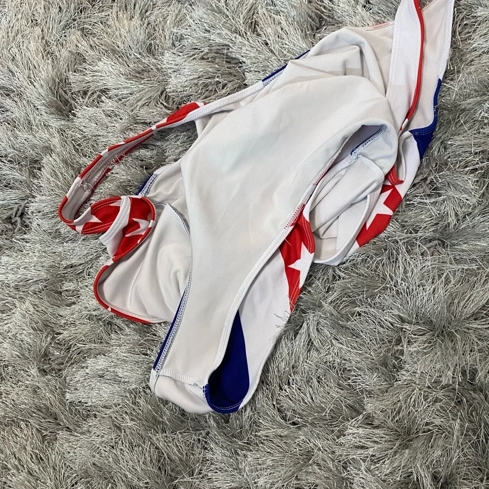 Patriotic one piece swimsuit - Picture 4 of 6